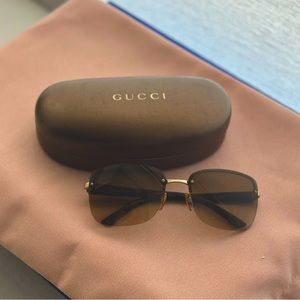 Authentic vintage GUCCI sunglasses with case